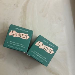 2 La Mer moisturizing creme .24oz/7ml